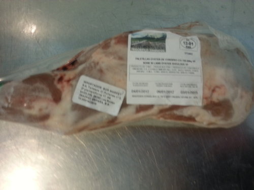 Paletilla Cordero Kg. - Lamb Oyster Cut Kg.