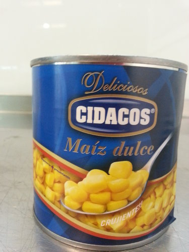 Maiz Grano 0.500 Gr Lata - Sweetcorn 0.50 Gr. Lata