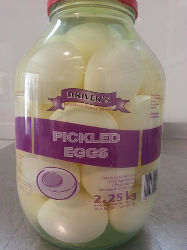 Huevo En Vinagre Bote - Pickled Eggs 2.5 Lt Bote