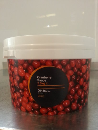 Salsa Cranberry 2.5 Kg Bote - Cramberry Sauce 2.5 K.G. Bote